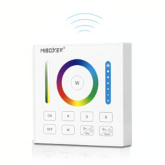 LED sheet wanddimmer draadloos RGB/RGBW/RGBWW/RGBCCT - Wit B0 Miboxer