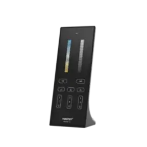 Design LED sheet afstandsbediening tafelmodel + Zwarte wandhouder Dual White CCT LED – 3 zones – Miboxer Y2