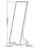 Design LED sheet afstandsbediening tafelmodel + Zwarte wandhouder voor ieder type LED – 3 zones – Miboxer Y3