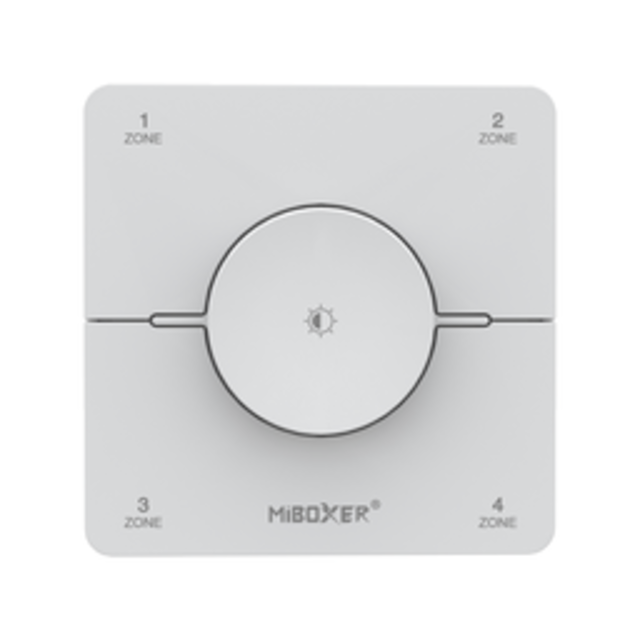 Dual white wanddimmer voor LED sheets - Draadloos - Miboxer K0S-WIT