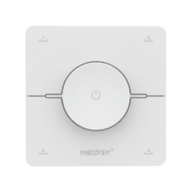 Dual white wanddimmer voor LED sheets - Draadloos - Miboxer K0-WIT