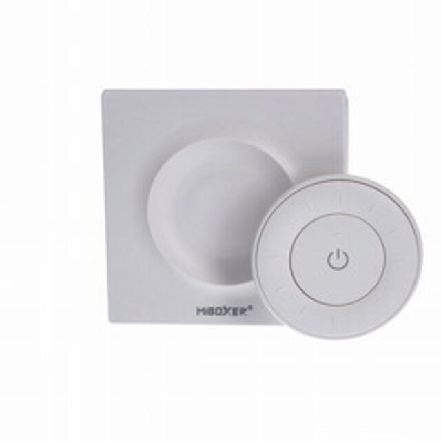 LED sheets wanddimmer voor enkel kleurige LED – Draadloos - Miboxer K3 Wit