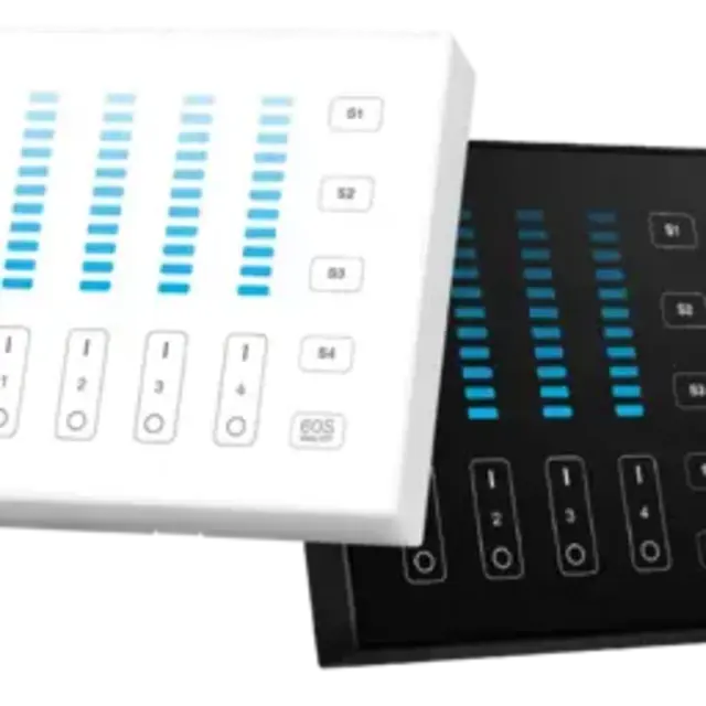 Zwarte LED sheets wanddimmer voor enkel kleurige LED – Draadloos - B5-B