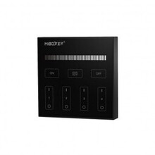 Zwarte LED sheets wanddimmer voor enkel kleurige LED – Draadloos - B1-B