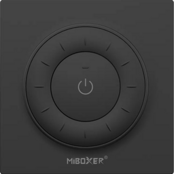 Zwarte design LED sheets wanddimmer – Draadloos – Miboxer K3