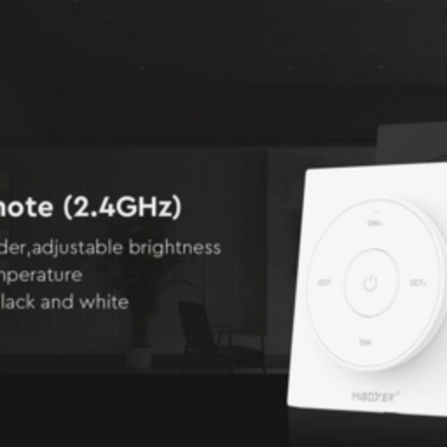 Witte enkel kleurige LED sheets wanddimmer – Draadloos – Miboxer K2