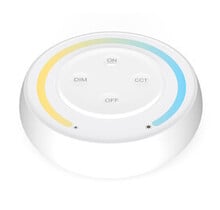 Dual white LED sheets wanddimmer Wit – Draadloos 1 zone - Rond model Miboxer S1-BW