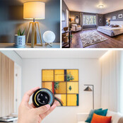 Dual white LED sheets wanddimmer Wit – Draadloos 1 zone - Rond model Miboxer S1-BW