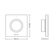 Zwarte LED sheets wanddimmer – Draadloos – Miboxer K1-B