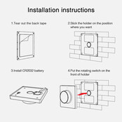 Zwarte LED sheets wanddimmer – Draadloos – Miboxer K1-B