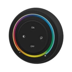 LED sheets draadloze dimmer voor RGBW, RGBWW, RGBCCT - Miboxer S2 zwart