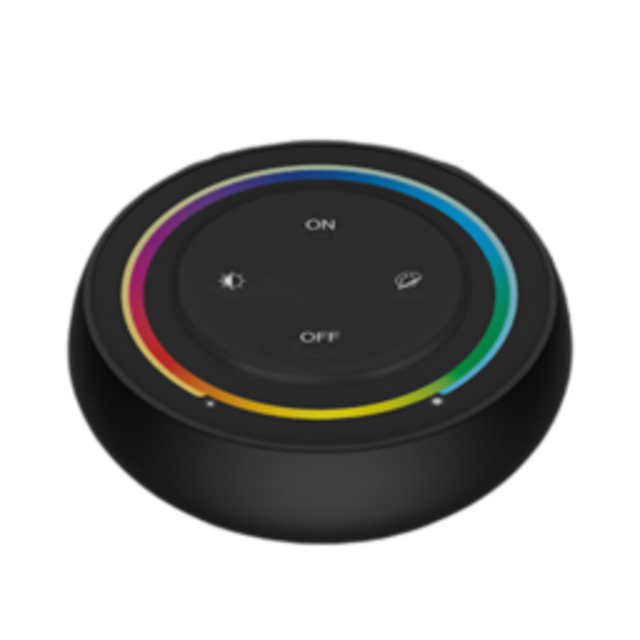 LED sheets draadloze dimmer voor RGBW, RGBWW, RGBCCT - Miboxer S2 zwart