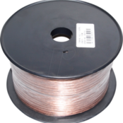 2 aderige led sheets aansluitkabel 0,75 kwadraat - 1 meter transparant