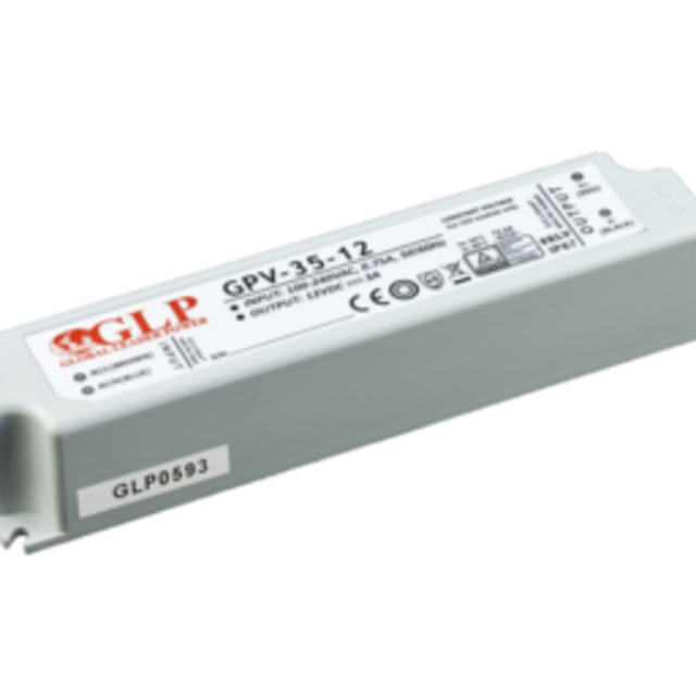 LED Sheets voeding 35W 5VDC 5a CV - Waterdicht IP67 - GLP GPV-35-5