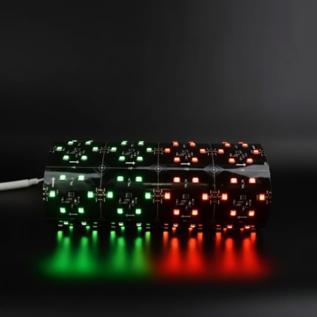 DIGILED LED sheet Flexibel - 192 LED - 5500 LM 48W - RGB - Dimbaar - 24 volt IP20 - 24,5 x 49cm - Koppelbaar LED Sheet