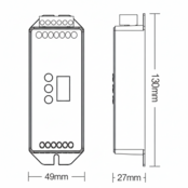 DMX Controller 512 5-Kanaal 12-24V MiBOXER D5-CX voor LED sheets