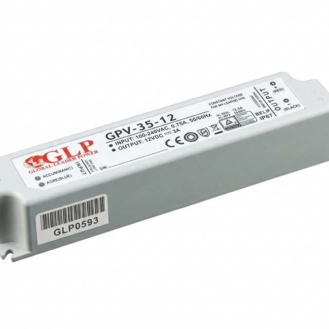 LED Sheets voeding 35W 5VDC 5a CV - Waterdicht IP67 - GLP GPV-35-5