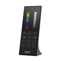 Design LED sheet afstandsbediening tafelmodel + Zwarte wandhouder voor ieder type LED – 3 zones – Miboxer Y3