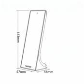 Design LED sheet  afstandsbediening tafelmodel + Zwarte wandhouder voor enkel kleurige LED – 3 zones – Miboxer Y1