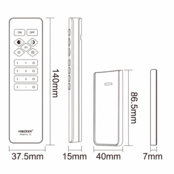 Design afstandsbediening voor CCT / Dual white LED sheets - 1 zone - Miboxer C3