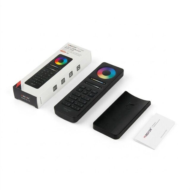 Zwarte LED sheet afstandsbediening voor ieder type LED – 8 zones – C8 ZWART