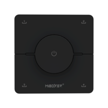 Dual white wanddimmer voor LED sheets - Draadloos - Miboxer K0-ZWART