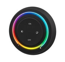 LED sheets draadloze dimmer voor RGBW, RGBWW, RGBCCT - Miboxer S2 zwart