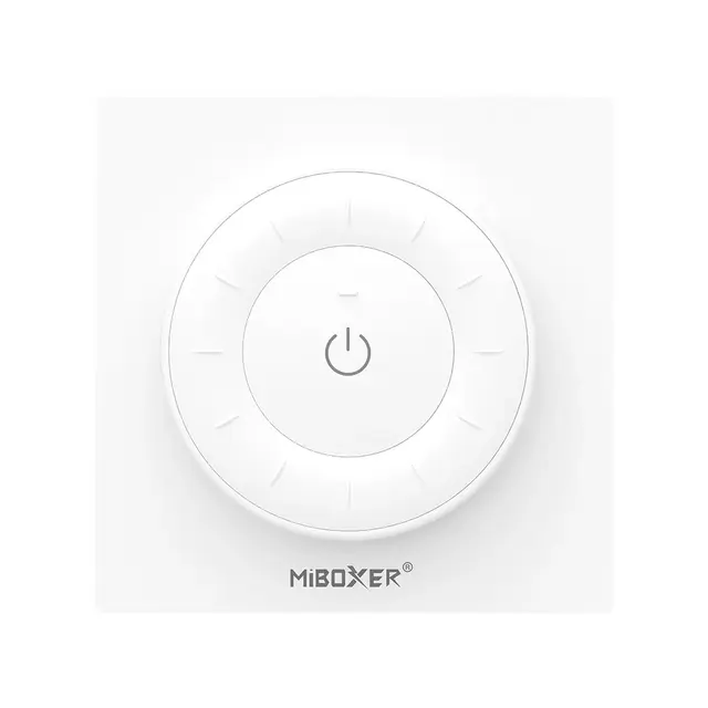 LED sheets wanddimmer voor enkel kleurige LED – Draadloos - Miboxer K3 Wit
