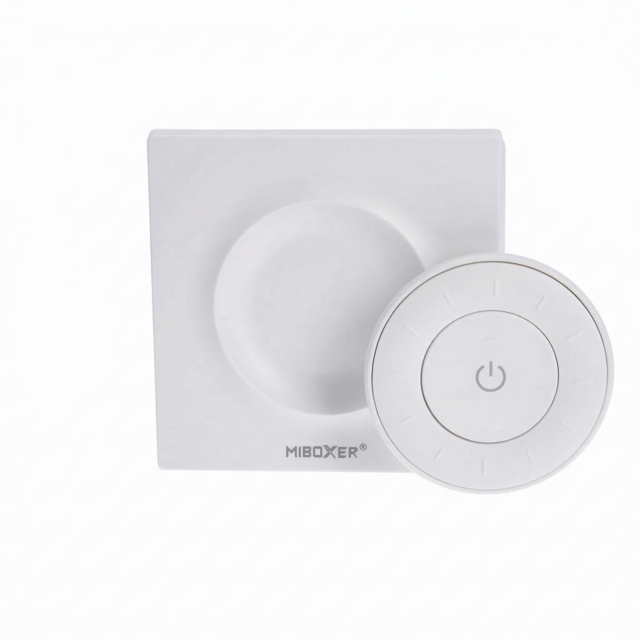 LED sheets wanddimmer voor enkel kleurige LED – Draadloos - Miboxer K3 Wit