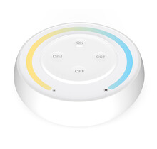 Dual white LED sheets wanddimmer Wit – Draadloos 1 zone - Rond model Miboxer S1-BW