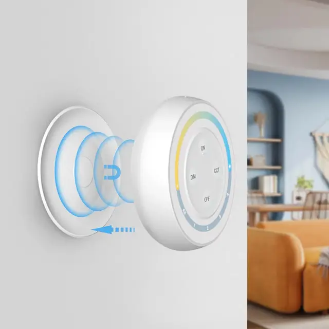 LED sheets draadloze wanddimmer 4 zone voor Dual white - Miboxer S1W+