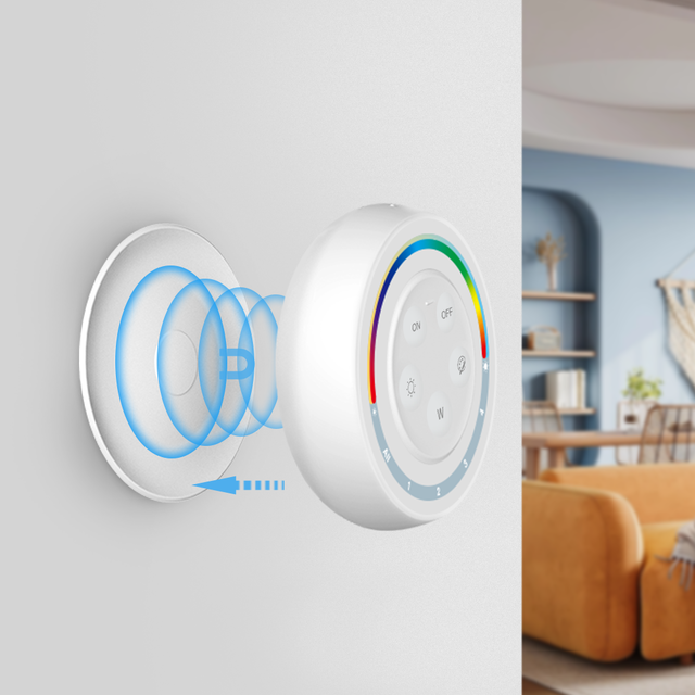 LED sheets draadloze wanddimmer 4 zone voor RGBW, RGBWW, RGBCCT - Miboxer S2W+