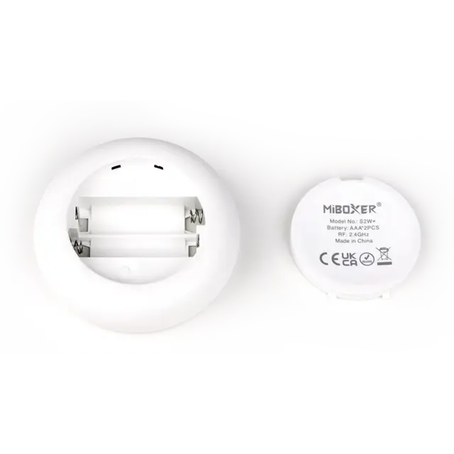 LED sheets draadloze wanddimmer 4 zone voor RGBW, RGBWW, RGBCCT - Miboxer S2W+