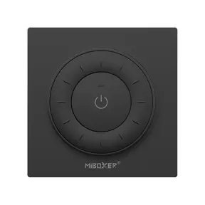 Zwarte design LED sheets wanddimmer – Draadloos – Miboxer K3