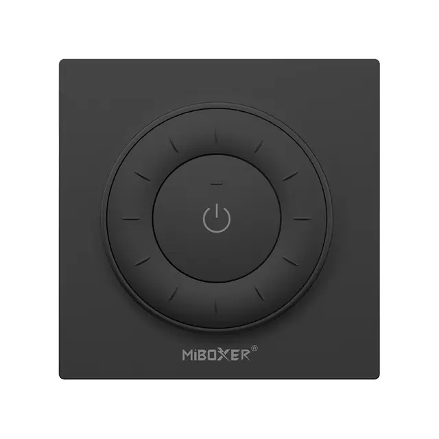 Zwarte design LED sheets wanddimmer – Draadloos – Miboxer K3