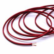 2 aderige led sheets aansluitkabel 1,5 kwadraat - 50 meter zwart rood