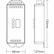 DMX Controller 512 4-Kanaal 12-24V MiBOXER D4-CX vcoor LED sheets