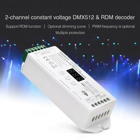 DMX Controller 512 2-Kanaal 12-24V MiBOXER D2-CX voor LED sheets