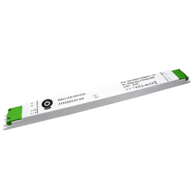 SLIM DALI LED sheet driver 60 watt 24 volt 2,5 Ampère - IP20 - compact - FTPC60V24-DA