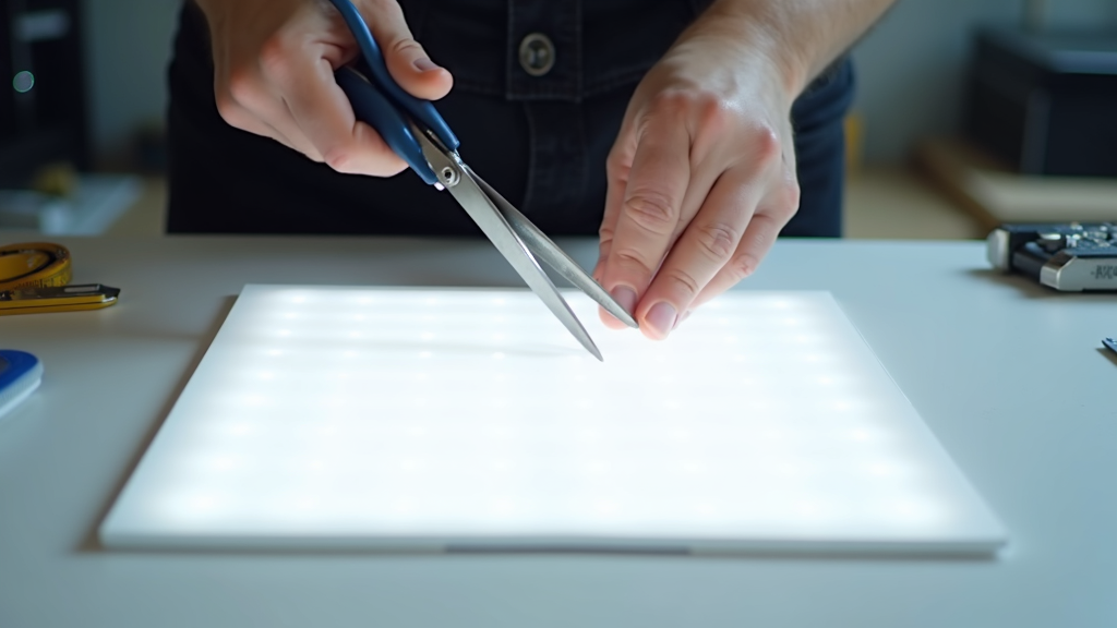 Flexibele LED sheets op maat snijden