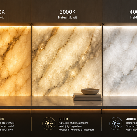 Welke lichtkleur past bij natuursteen