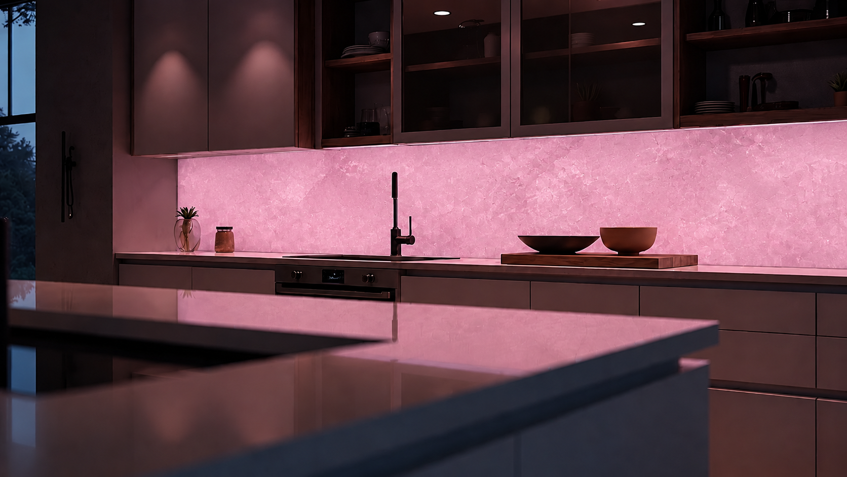 LED achterwand verlichting
