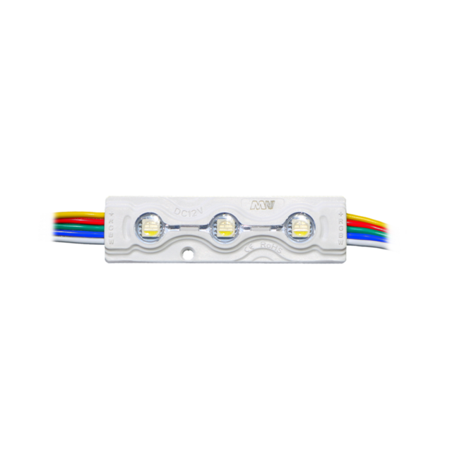 Natuursteen  RGBW LED module 12 volt 0,96 watt 5050 - MLD-5050-3RGBW - 50 stuks