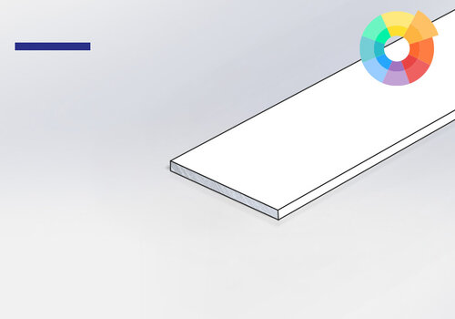 Flachprofile in RAL-Farbe nach Wunsch beschichtet - immer eine Farbe, die perfekt passt bei Aluminium-Experte - schnell geliefert und stets maßgefertigt!