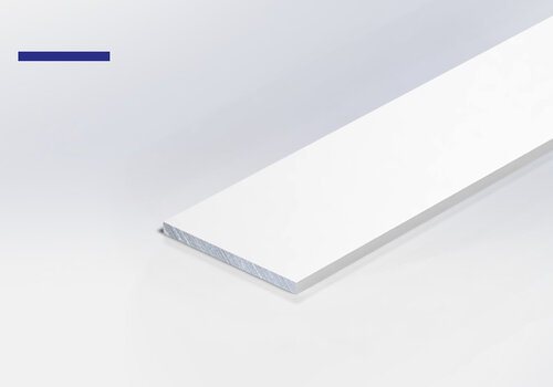 Unsere Kollektion Alu-Flachstangen - weiß pulverbeschichtet in RAL 9016, 9010 oder 9001 - direkt vom Hersteller und maßgefertigt von Aluminium-Experte!