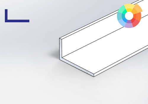 L-profile in RAL-Farbe nach Wunsch beschichtet - immer eine Farbe, die perfekt passt bei Aluminium-Experte - direkt vom Hersteller und schnell geliefert!