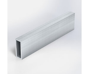 Produktbild von Aluminium Rechteckrohr 60×20×2 Mm – AW-6060, Länge Wählbar (25–2000 Mm), Roh Gesägt, Vielseitig Verarbeitbar