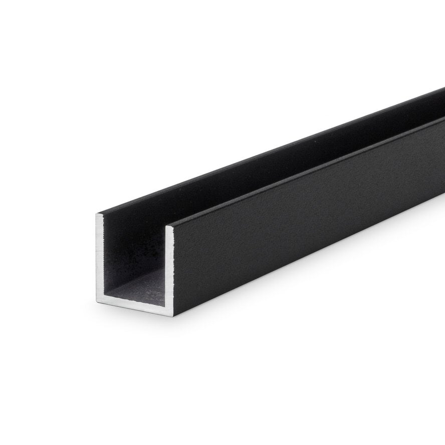 Alu U-Profil schwarz - 30 x 30 x 30 x 2 mm - Aluminium 6060 T6 - pulverbeschichtet in RAL 9004 oder 9005 - Alu-U-Profilleiste für Kantenschutz (Abschlussprofil) Alu U-Profil schwarz - 30 x 30 x 30 x 2 mm - Aluminium 6060 T6 - pulverbeschichtet in RAL 9004 oder 9005 - Alu-U-Profilleiste für Kantenschutz (Abschlussprofil)