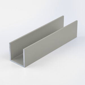 Alu U-Profil grau - 50 x 50 x 50 x 3 mm Alu U-Profil grau - 50 x 50 x 50 x 3 mm
