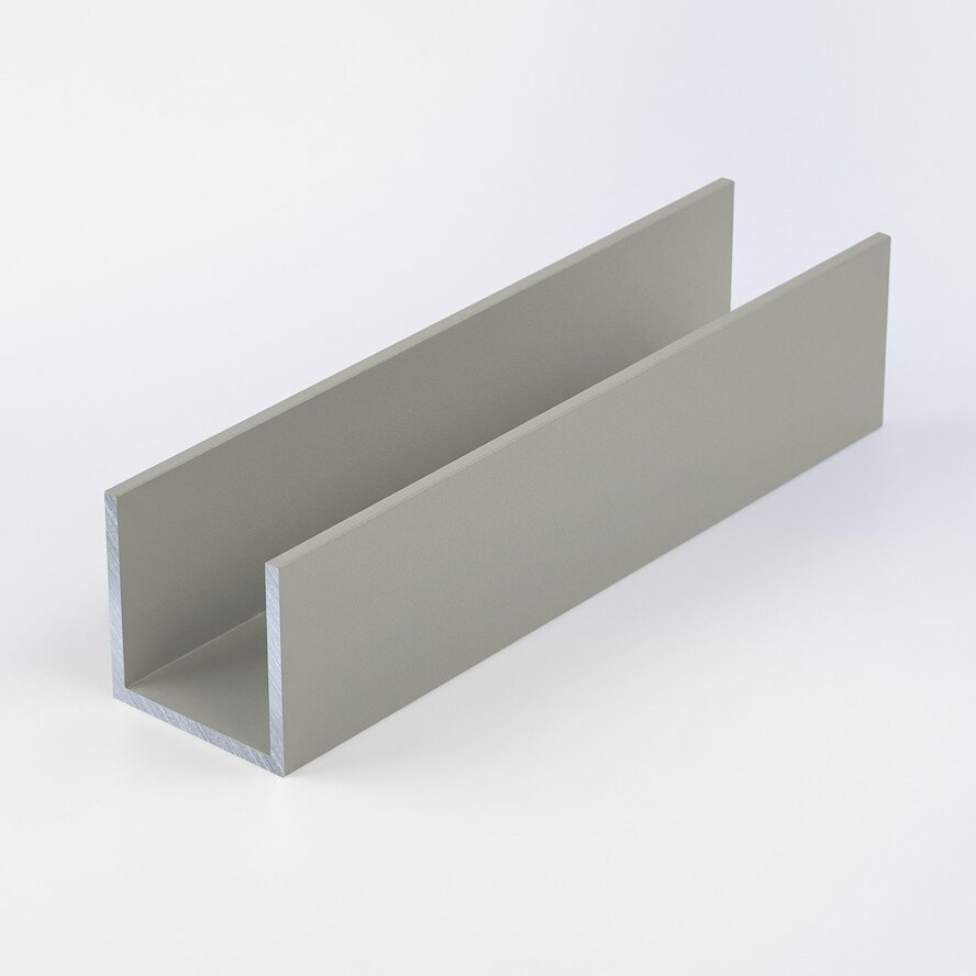 Alu U-Profil grau - 40 x 20 x 40 x 2 mm - Aluminium 6060 T6 - pulverbeschichtet in RAL 7030, 7044, 1019 oder 9002 - Alu-U-Profilleiste für Kantenschutz (Abschlussprofil) Alu U-Profil grau - 40 x 20 x 40 x 2 mm - Aluminium 6060 T6 - pulverbeschichtet in RAL 7030, 7044, 1019 oder 9002 - Alu-U-Profilleiste für Kantenschutz (Abschlussprofil)